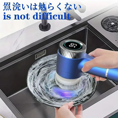 電動回転パワーブラシ｜力いらずで驚きの洗浄力